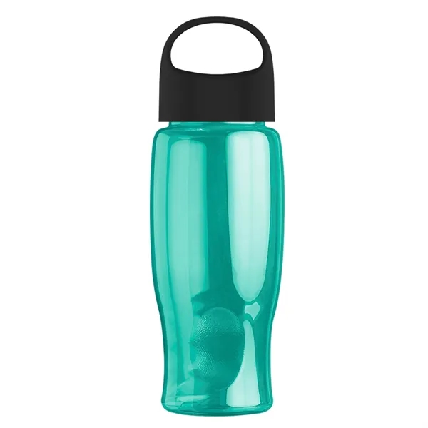 Poly-Pure - 27 Oz. Transparent Bottle With Oval Crest Lid... from ASI 40480 Koozie Group