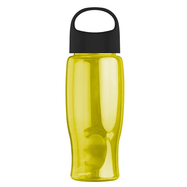 Poly-Pure - 27 Oz. Transparent Bottle With Oval Crest Lid... from ASI 40480 Koozie Group
