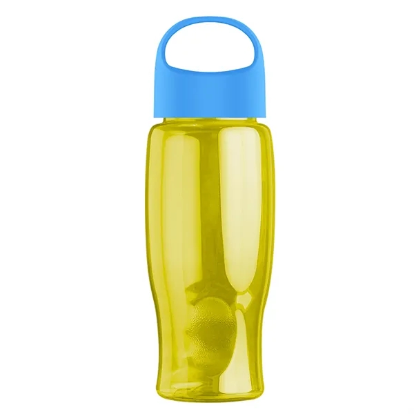 Poly-Pure - 27 Oz. Transparent Bottle With Oval Crest Lid... from ASI 40480 Koozie Group
