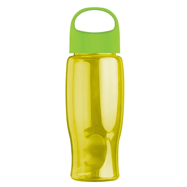 Poly-Pure - 27 Oz. Transparent Bottle With Oval Crest Lid... from ASI 40480 Koozie Group