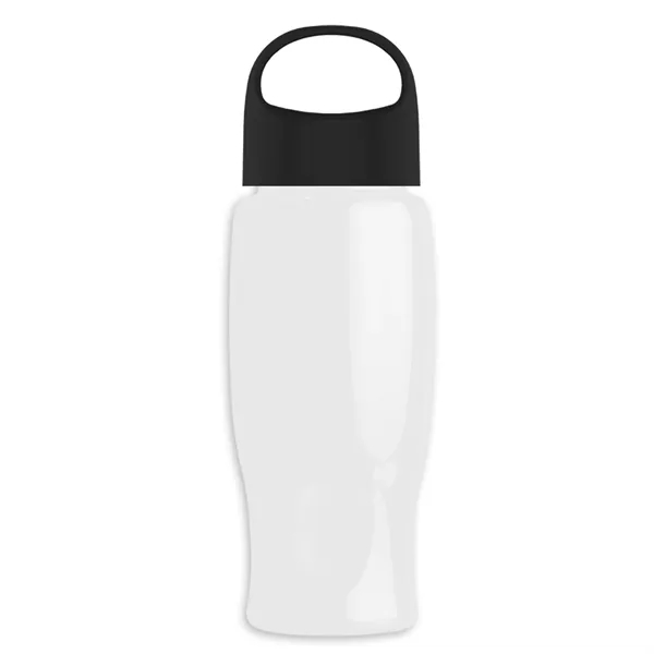 Poly-Pure - 27 Oz. Transparent Bottle With Oval Crest Lid... from ASI 40480 Koozie Group