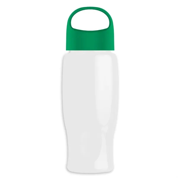 Poly-Pure - 27 Oz. Transparent Bottle With Oval Crest Lid... from ASI 40480 Koozie Group
