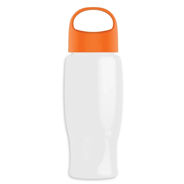 Poly-Pure - 27 Oz. Transparent Bottle With Oval Crest Lid... from ASI 40480 Koozie Group
