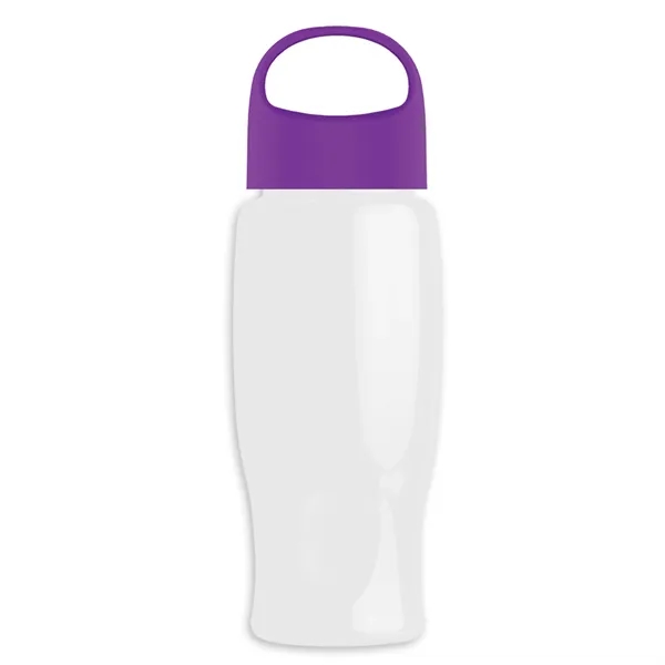 Poly-Pure - 27 Oz. Transparent Bottle With Oval Crest Lid... from ASI 40480 Koozie Group