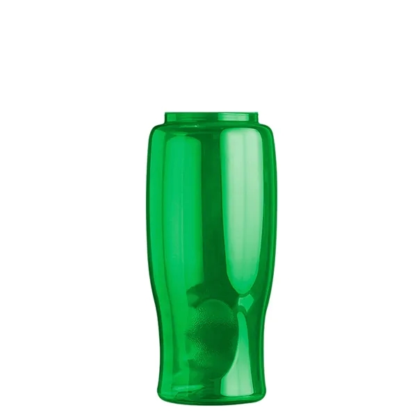 Poly-Pure - 27 Oz. Transparent Bottle With Oval Crest Lid... from ASI 40480 Koozie Group