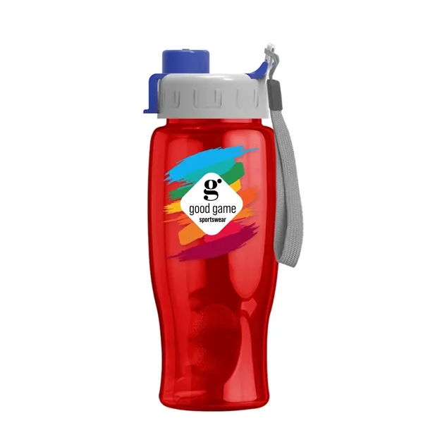 Poly-Pure - 27 Oz. Bottle -Flip Quick Snap Lid... from ASI 40480 Koozie Group