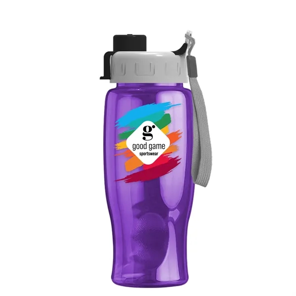Poly-Pure - 27 Oz. Bottle -Flip Quick Snap Lid... from ASI 40480 Koozie Group