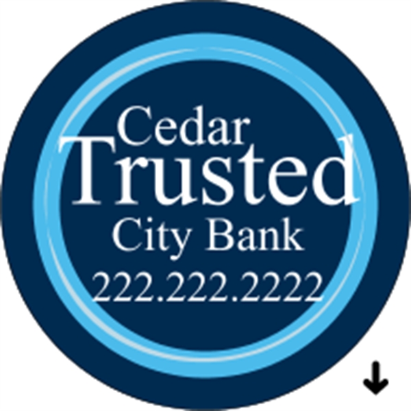 3" circle shaped roll labels with a one color imprint.... from ASI 89910 Stouse, LLC