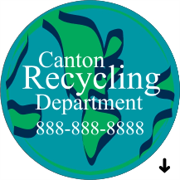 3" circle shaped roll labels with a one color imprint.... from ASI 89910 Stouse, LLC