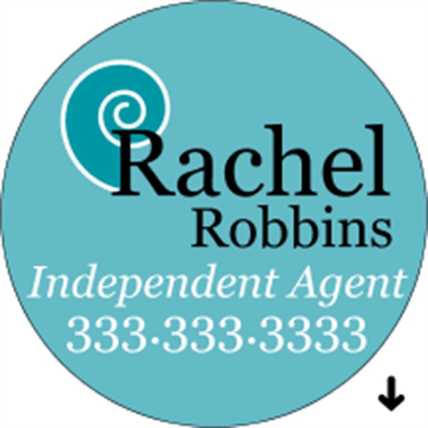 3" circle shaped roll labels with a one color imprint.... from ASI 89910 Stouse, LLC