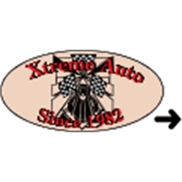 0.75" x 1.5" oval shaped roll labels with a one color... from ASI 89910 Stouse, LLC