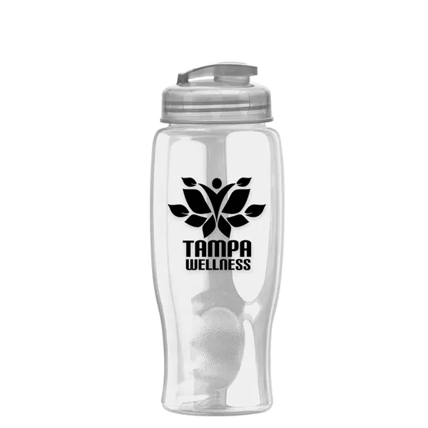 27 oz Transparent Sports Bottles with Flip Top Lid have a... from ASI 40480 Koozie Group
