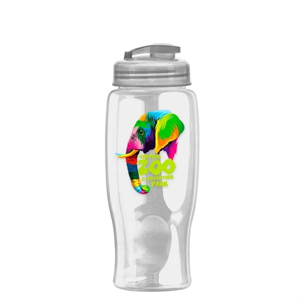 27 oz Transparent Sports Bottles with Flip Top Lid have a... from ASI 40480 Koozie Group