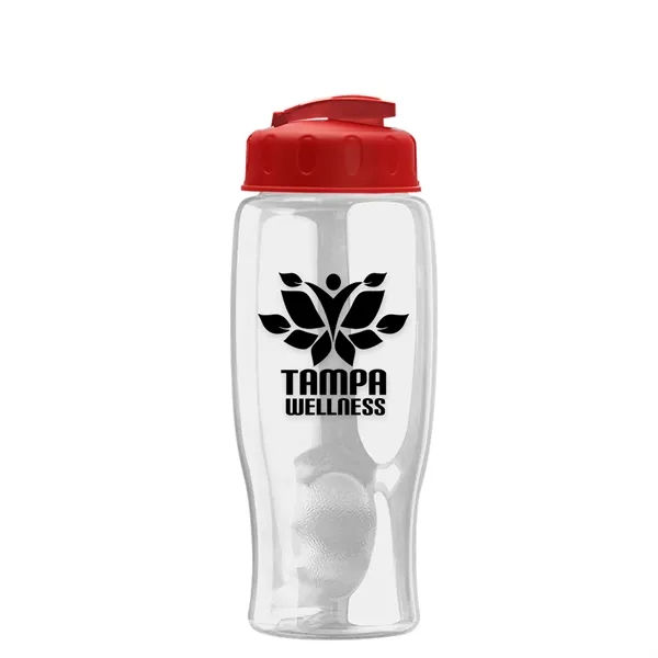 27 oz Transparent Sports Bottles with Flip Top Lid have a... from ASI 40480 Koozie Group