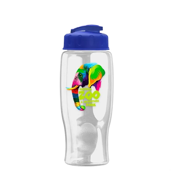 27 oz Transparent Sports Bottles with Flip Top Lid have a... from ASI 40480 Koozie Group