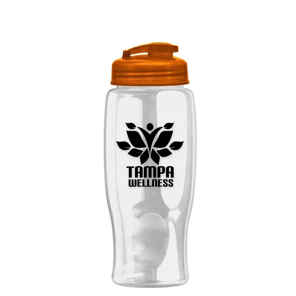 27 oz Transparent Sports Bottles with Flip Top Lid have a... from ASI 40480 Koozie Group