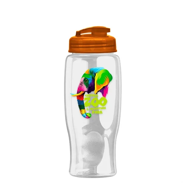 27 oz Transparent Sports Bottles with Flip Top Lid have a... from ASI 40480 Koozie Group