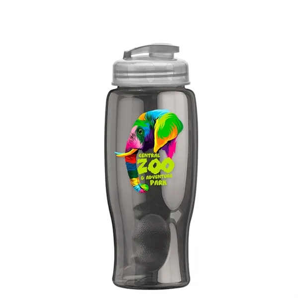27 oz Transparent Sports Bottles with Flip Top Lid have a... from ASI 40480 Koozie Group