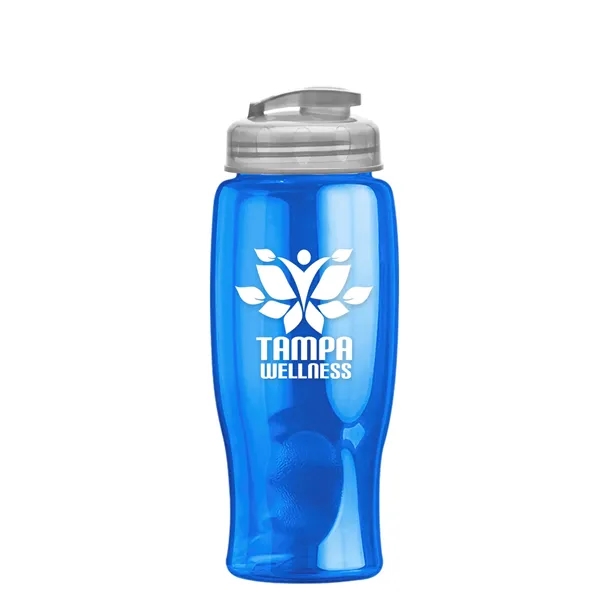 27 oz Transparent Sports Bottles with Flip Top Lid have a... from ASI 40480 Koozie Group