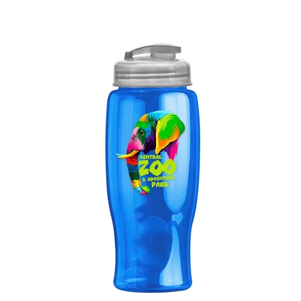 27 oz Transparent Sports Bottles with Flip Top Lid have a... from ASI 40480 Koozie Group
