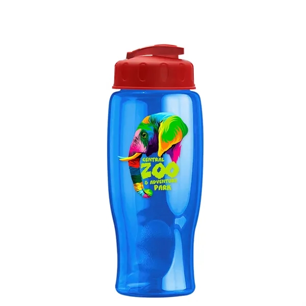 27 oz Transparent Sports Bottles with Flip Top Lid have a... from ASI 40480 Koozie Group
