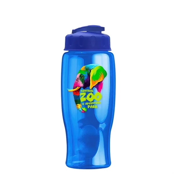 27 oz Transparent Sports Bottles with Flip Top Lid have a... from ASI 40480 Koozie Group