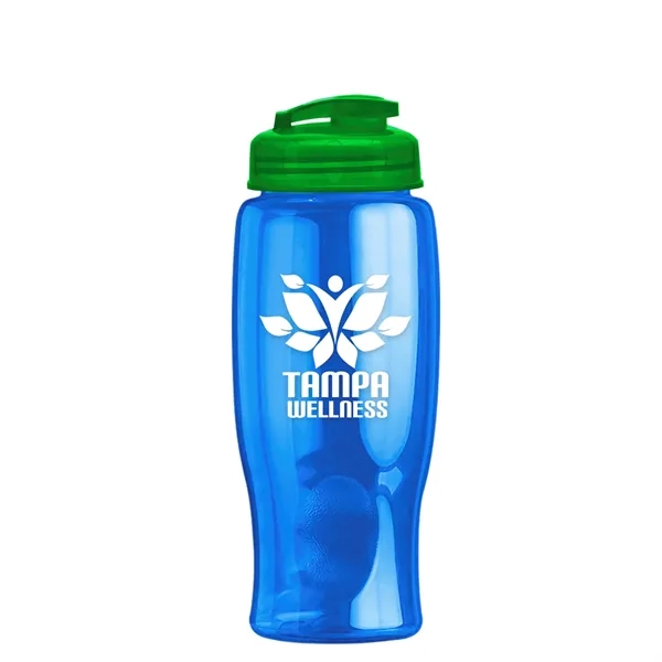 27 oz Transparent Sports Bottles with Flip Top Lid have a... from ASI 40480 Koozie Group