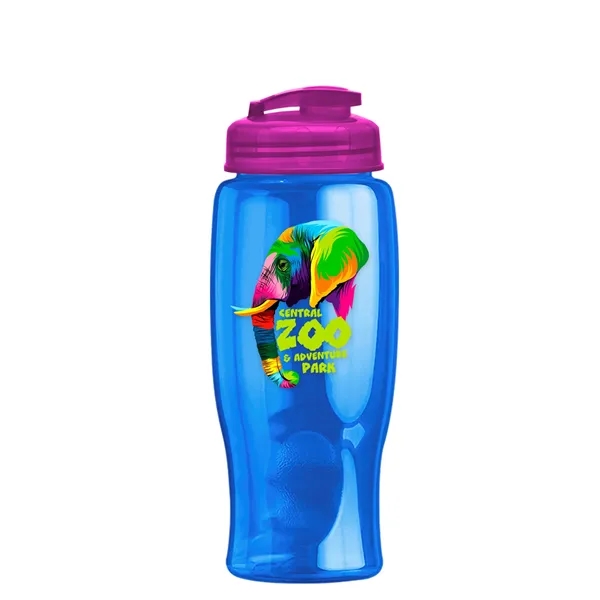 27 oz Transparent Sports Bottles with Flip Top Lid have a... from ASI 40480 Koozie Group
