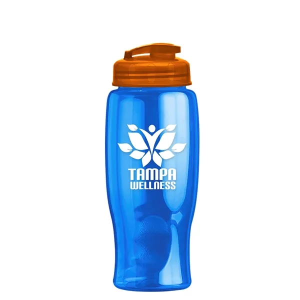 27 oz Transparent Sports Bottles with Flip Top Lid have a... from ASI 40480 Koozie Group