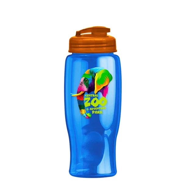 27 oz Transparent Sports Bottles with Flip Top Lid have a... from ASI 40480 Koozie Group