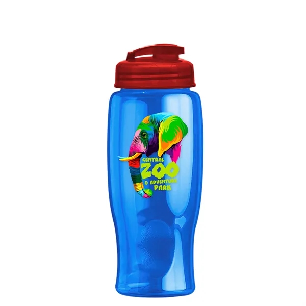 27 oz Transparent Sports Bottles with Flip Top Lid have a... from ASI 40480 Koozie Group