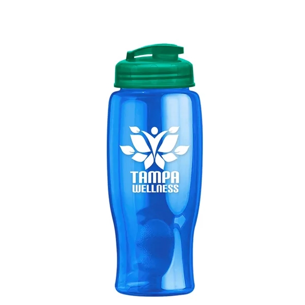 27 oz Transparent Sports Bottles with Flip Top Lid have a... from ASI 40480 Koozie Group