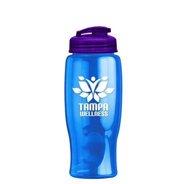 27 oz Transparent Sports Bottles with Flip Top Lid have a... from ASI 40480 Koozie Group