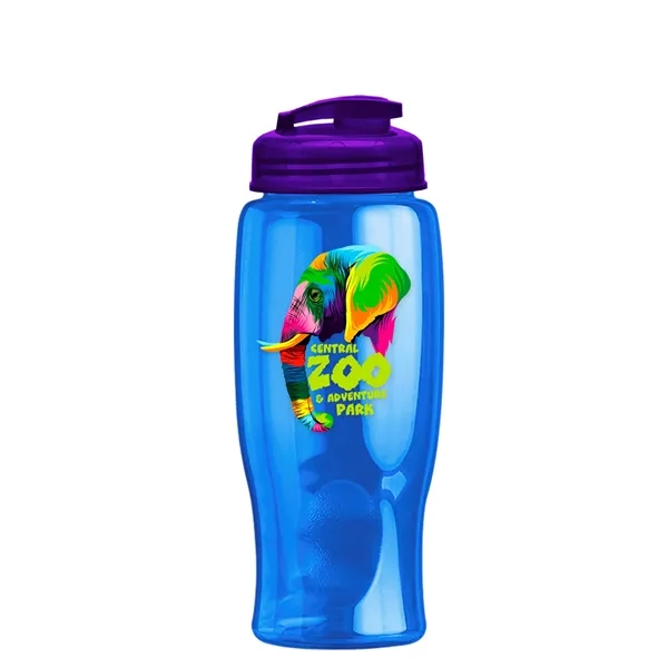 27 oz Transparent Sports Bottles with Flip Top Lid have a... from ASI 40480 Koozie Group