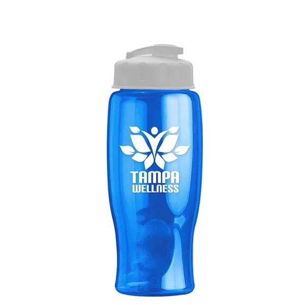 27 oz Transparent Sports Bottles with Flip Top Lid have a... from ASI 40480 Koozie Group