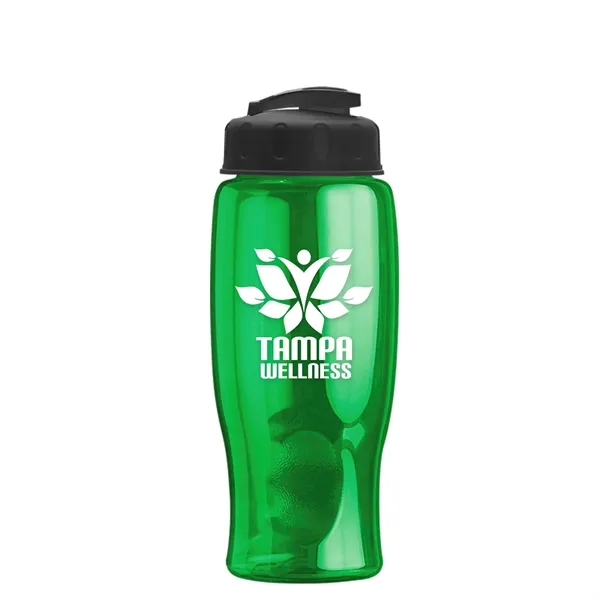 27 oz Transparent Sports Bottles with Flip Top Lid have a... from ASI 40480 Koozie Group