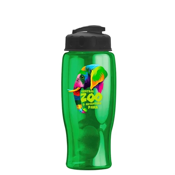 27 oz Transparent Sports Bottles with Flip Top Lid have a... from ASI 40480 Koozie Group