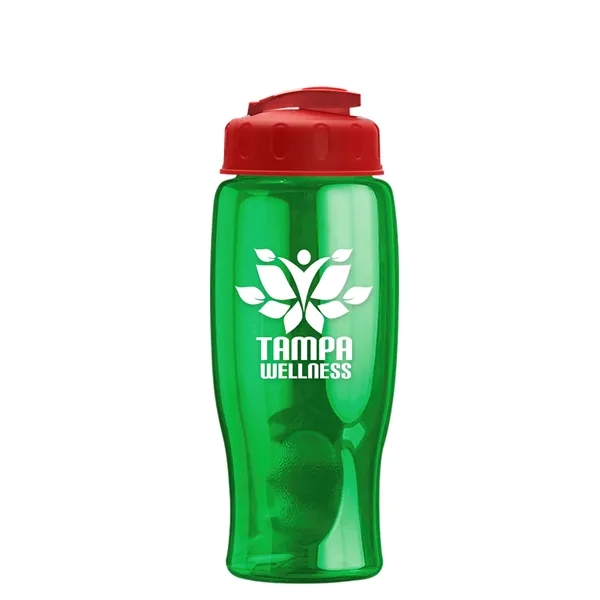 27 oz Transparent Sports Bottles with Flip Top Lid have a... from ASI 40480 Koozie Group