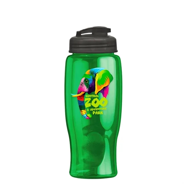 27 oz Transparent Sports Bottles with Flip Top Lid have a... from ASI 40480 Koozie Group