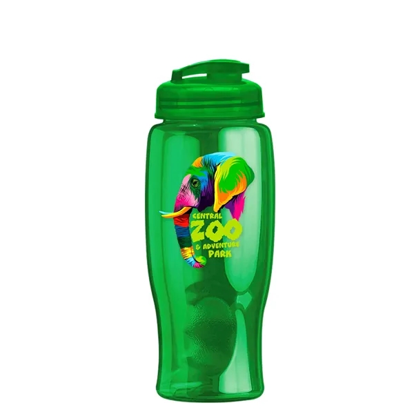 27 oz Transparent Sports Bottles with Flip Top Lid have a... from ASI 40480 Koozie Group