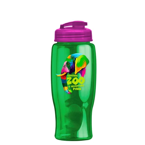 27 oz Transparent Sports Bottles with Flip Top Lid have a... from ASI 40480 Koozie Group