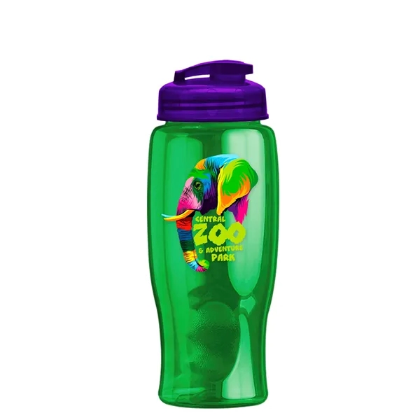 27 oz Transparent Sports Bottles with Flip Top Lid have a... from ASI 40480 Koozie Group