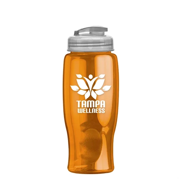 27 oz Transparent Sports Bottles with Flip Top Lid have a... from ASI 40480 Koozie Group