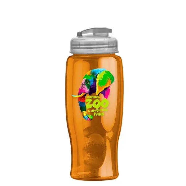 27 oz Transparent Sports Bottles with Flip Top Lid have a... from ASI 40480 Koozie Group