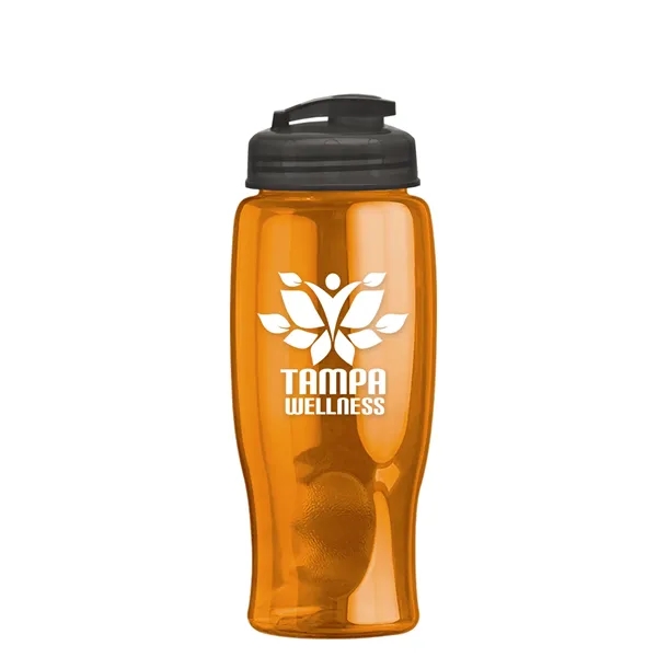 27 oz Transparent Sports Bottles with Flip Top Lid have a... from ASI 40480 Koozie Group