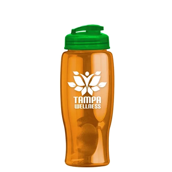 27 oz Transparent Sports Bottles with Flip Top Lid have a... from ASI 40480 Koozie Group