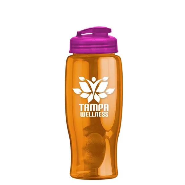 27 oz Transparent Sports Bottles with Flip Top Lid have a... from ASI 40480 Koozie Group