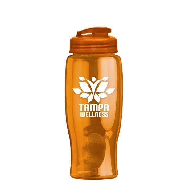 27 oz Transparent Sports Bottles with Flip Top Lid have a... from ASI 40480 Koozie Group