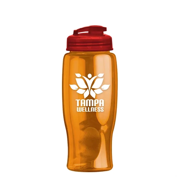 27 oz Transparent Sports Bottles with Flip Top Lid have a... from ASI 40480 Koozie Group