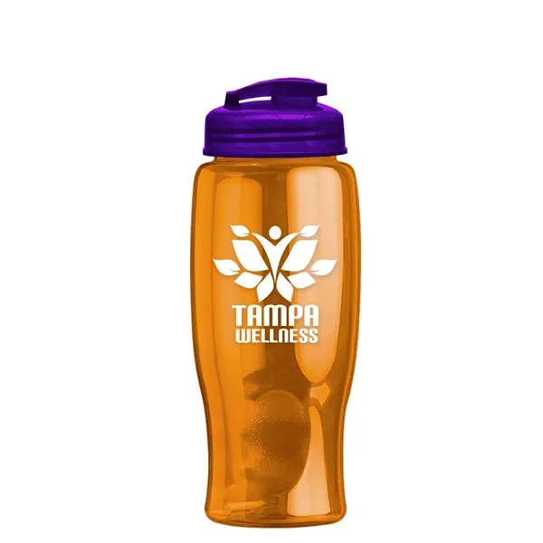 27 oz Transparent Sports Bottles with Flip Top Lid have a... from ASI 40480 Koozie Group